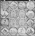 Tile, Tin-glazed earthenware, Dutch or Flemish