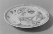 Saucer, Vienna, Hard-paste porcelain, Austrian, Vienna
