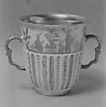 Two-handled cup, Meissen Manufactory  German, Hard-paste porcelain, German, Meissen with German, Augsburg decoration