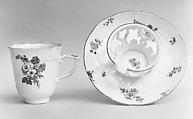 Cup and saucer, Meissen Manufactory German, Hard-paste porcelain, German, Meissen