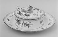 Butter dish with cover, Meissen Manufactory German, Hard-paste porcelain, German, Meissen