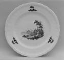 Plate, Zurich Pottery and Porcelain Factory  Swiss, Hard-paste porcelain, Swiss, Zurich