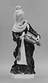 Woman playing a hurdy-gurdy, Höchst Manufactory German, Hard-paste porcelain, German, Höchst