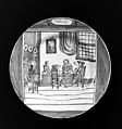 Plate (part of a set), De Porceleyne Bijl, Tin-glazed earthenware, Dutch, Delft