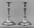 Candlestick (one of a pair), Silver, Portuguese, Oporto