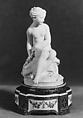 Psyche ("La Nymphe Falconet"), Sèvres Manufactory  French, Figure: soft-paste biscuit porcelain; base: glazed porcelain, enameled and gilt, French, Sèvres