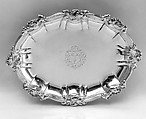 Pair of trays, Paul de Lamerie (British, 1688–1751, active 1712–51), Silver, British, London