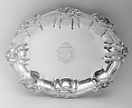 Pair of trays, Paul de Lamerie (British, 1688–1751, active 1712–51), Silver, British, London