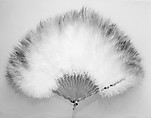 Fan, Feathers, shell, mother-of-pearl, French