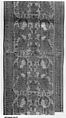 Orphrey, Silk, linen, and metal thread, Italian, Siena