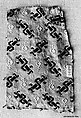 Figured silk weave, Silk, French or Italian
