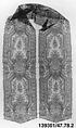 Scarf, Bobbin lace, French, Chantilly