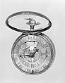 Watch, Watchmaker: Denis Miroglio (or Miroli) (1682–before 1748), Silver, niello, enamel, Swiss, Geneva
