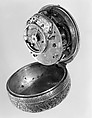 Watch, Watchmaker: Denis Miroglio (or Miroli) (1682–before 1748), Silver, niello, enamel, Swiss, Geneva
