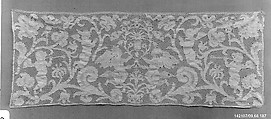 Panel, Bobbin lace, Milanese lace, Italian