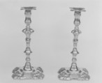 Pair of tapersticks, Sheffield plate, British, Sheffield