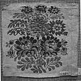 Piece, Cotton and metal thread, German