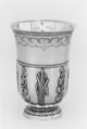 Beaker, Probably Nicolas Gonthier (master 1768, active 1793), Silver gilt, French, Paris