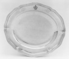 Platter (one of a set, of graduated sizes), Jacques Bernier (master 1781, recorded 1793), Silver, French, Paris
