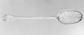 Olive spoon, Charles Girard (master 1722, recorded 1759), Silver, French, Paris