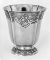 Beaker (one of a pair), Silver gilt, French, Strasbourg