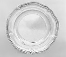Plate, Alexis Micalef (master 1756, transferred to Lyons 1773, active Lyons 1788), Silver, French, Paris