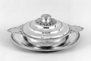 Bowl with cover (Écuelle), Antoine Plot (French, 1701–1772, master 1729), Silver, French, Paris