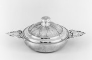 Bowl with cover (Écuelle), Ipolyte Garlet, Silver, French, Montpellier
