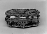Snuffbox, Probably by Jacques Brillant (or Briant) (French, master 1722, died 1746), Gold, French, Paris