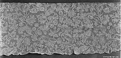 Flounce, Bobbin lace, Milanese lace, probably Flemish