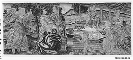 The Annunciation (one of a set of four), Wool on canvas, Flemish