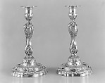 Candlestick (one of a pair), Candlestick made by Michel II Delapierre (master 1737, recorded 1785), Silver, French, Paris