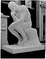 The Thinker (Le Penseur), Auguste Rodin (French, Paris 1840–1917 Meudon), Plaster, French