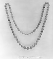Necklace, Pink tourmaline, European