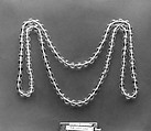 Necklace (rope), Rock crystal, European