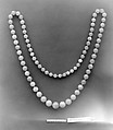 Necklace, Chalcedony, European