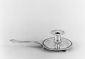 Chamber candlestick, I.S., Silver, French, Provincial