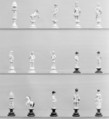 Chessmen (29), Ivory, horn, Austrian