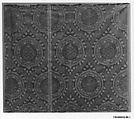 Piece, Silk and metal thread, Italian