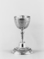 Egg cup, Maker: probably Claude-François Gaucher (master 1728, died 1756), Silver, French, Paris