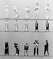 Chessmen (32), Roby, Porcelain, cardboard, French, Paris