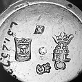 Pepper caster, Rainaud Levieux (master 1671, retired 1719, died 1723), Silver, French, Nîmes (Montpellier Mint)