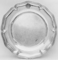 Plate, Alexis Micalef (master 1756, transferred to Lyons 1773, active Lyons 1788), Silver, French, Paris