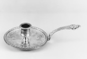 Chamber candlestick, Possibly Jacques I Serqueil (1692–1754, master 1719), Silver, French, Troyes