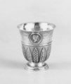 Beaker (one of a pair), Probably Jacques Filassier (master 1718, active 1730), Silver, French, Paris