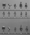 Chessmen (32), Silver, silver gilt, Austrian, Vienna