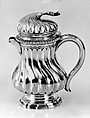 Hot milk pot, Mathieu Bouvier (master Trévoux before 1746, master Lyons 1749, active 1758, died before 1763), Silver, French, Trévoux (Lyons Mint)