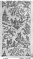 Scenes from "Lethe", Cotton, copper plate printed, British