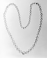 Necklace, Aquamarine, European