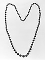 Necklace, Pyrope garnet, European